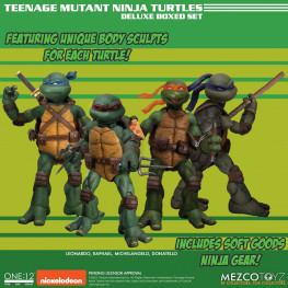 Teenage Mutant Ninja Turtles XL akčná figúrkas Deluxe Box Set 17 cm